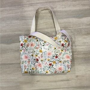 Handmade by me With Addy Grace Creations Floral Tote Bag in Multi-Color